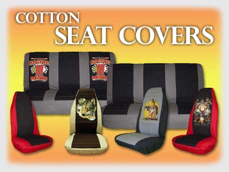 Chevrolet Cotton Seat Covers Fabric Chevy - Seat Covers For 2009 Chevy Aveo